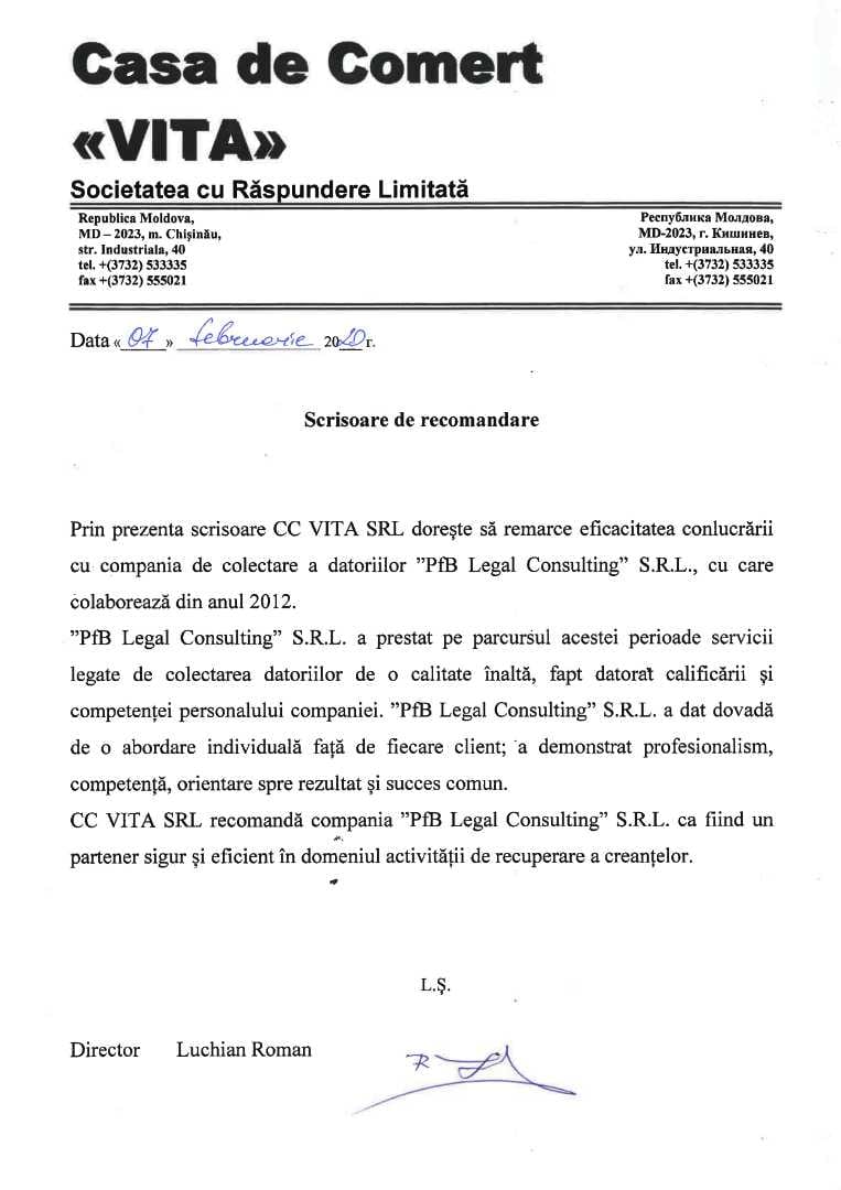 Orhei-vit recommendations